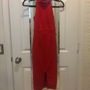 NWT Lulus Red Midi Dress